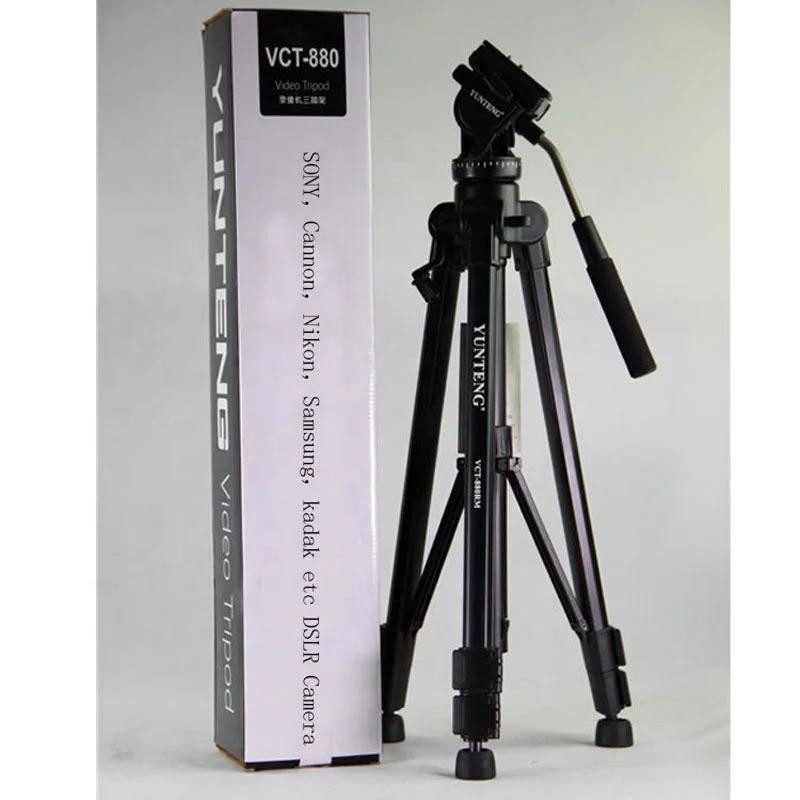 2025 رائجة البيع DF بالجملة الأصلي-Yunteng-Tripod المحمولة الألومنيوم ترايبود ل s Yunteng880 ترايبود مرن