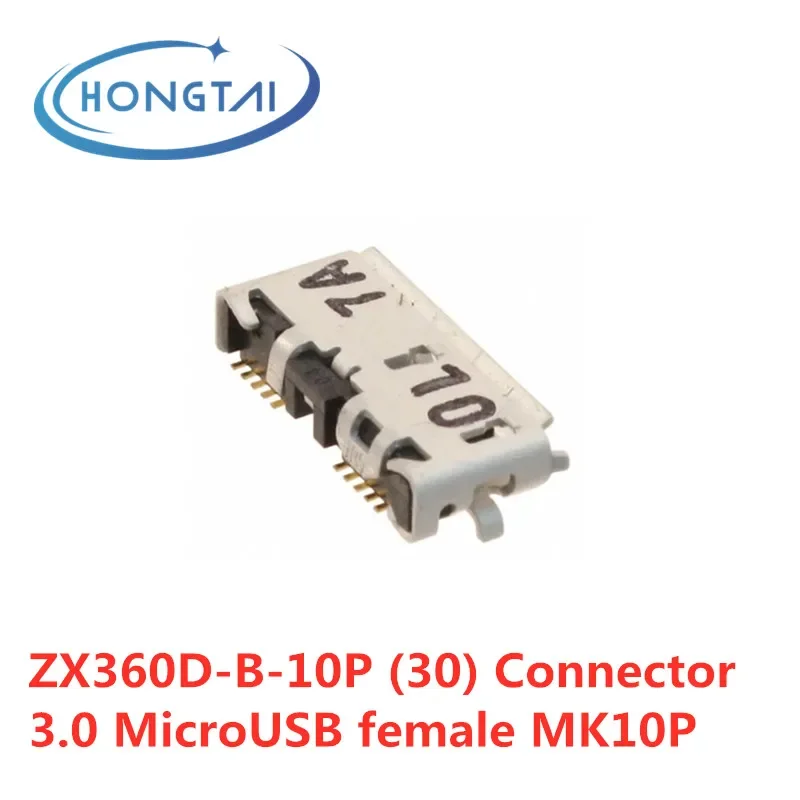 

100PCs ZX360D-B-10P USB DVI HDMI Connectors Receptacle Connector 10P USB 3.2 Gen Bluetooth-compatible Hot offer