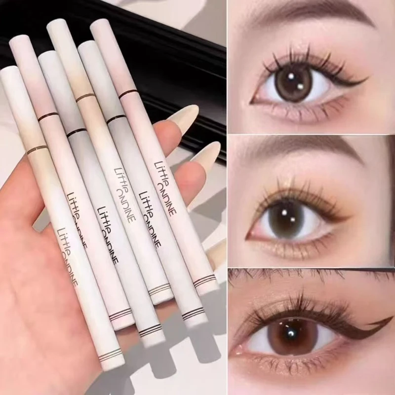 Little Ondine Eyeliner Liquid Pen Waterproof Stain Resistant Sweat Resistant Durable Small Fine Colored Long-lasting Cosmetics