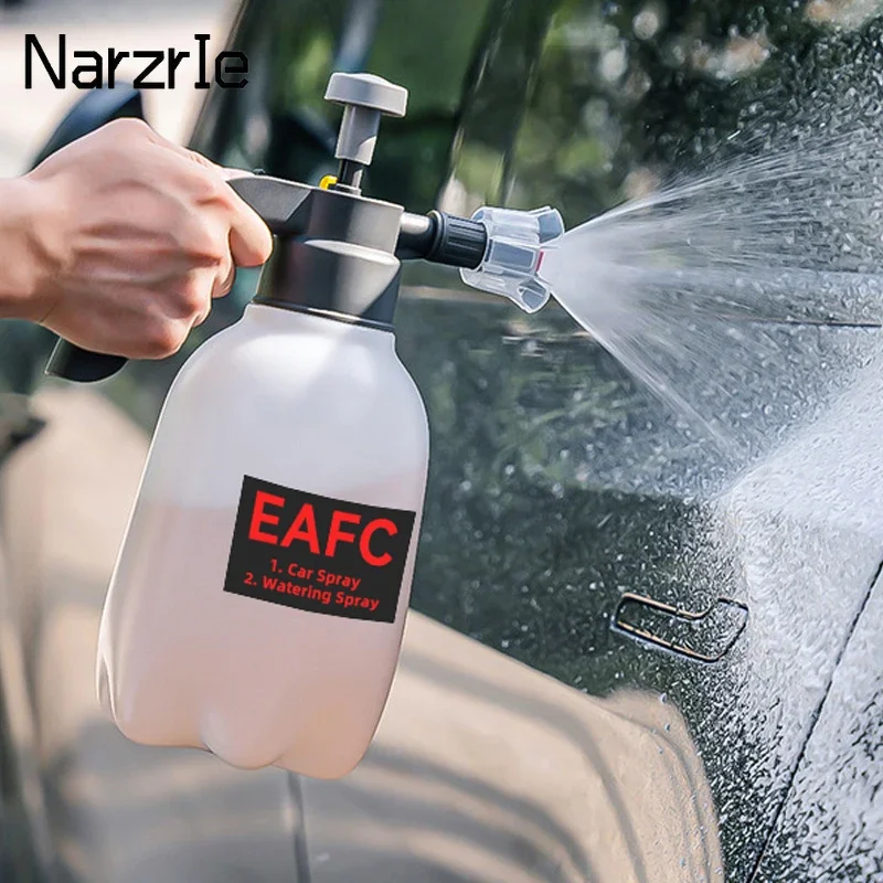 

EAFC Автомобильная насадка для пены Ручной насос Распылитель пены 2л Распылитель пены для ручного распыления воды под давлением Ручная насадка для пены для снега