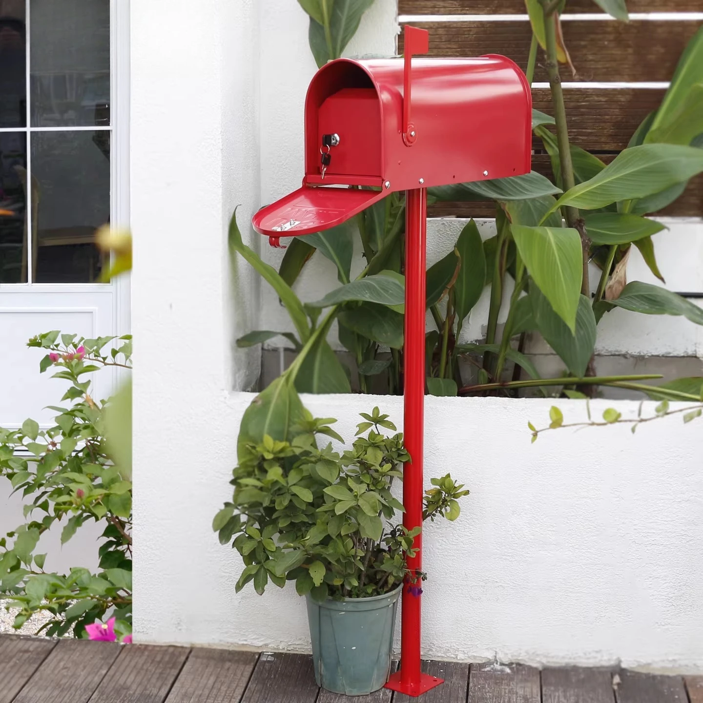 Postbox Outdoor Postala Cutie Mail Box Christmas Mailbox Packages Post Post Post Inbox Messages Shrimp Stand Santa Claus Box