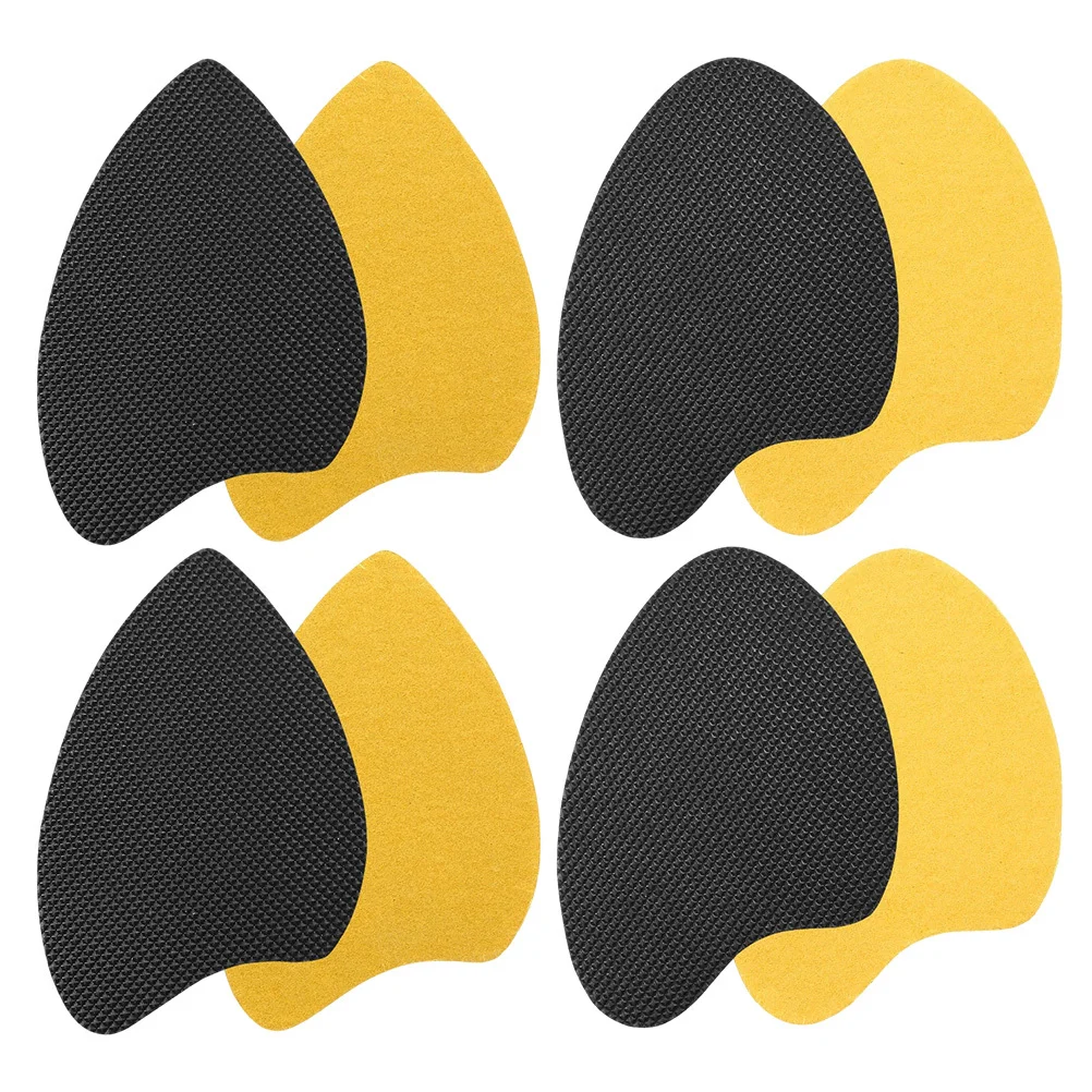 

4Pairs Protective Sole Pads Anti-Slip High Heels Stickers Reusable Wear-Resistant Shoe Grips for All Footwear Comfortable