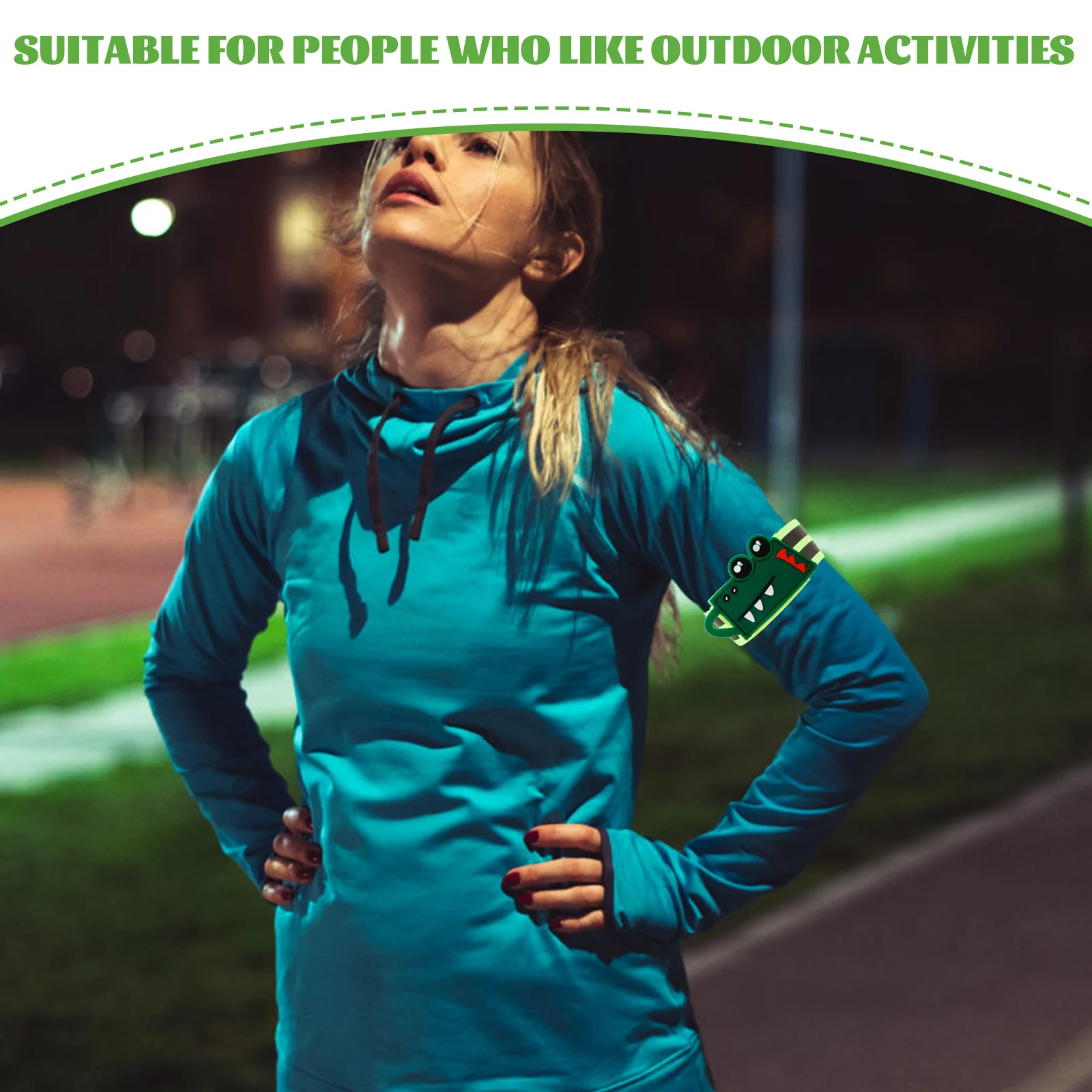 1 Pair Pvc Stretchy Reflective Pant Leg Bands Adjustable For Cycling Camping Hiking Outdoor Boot Straps Ankle Belts