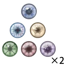 Blythe Doll Pupil Eyes Dome Glass Round 14mm Super Thin Glass Eye DIY Crafts Eyeballs Jewelry Making Accessories Glass Eyes