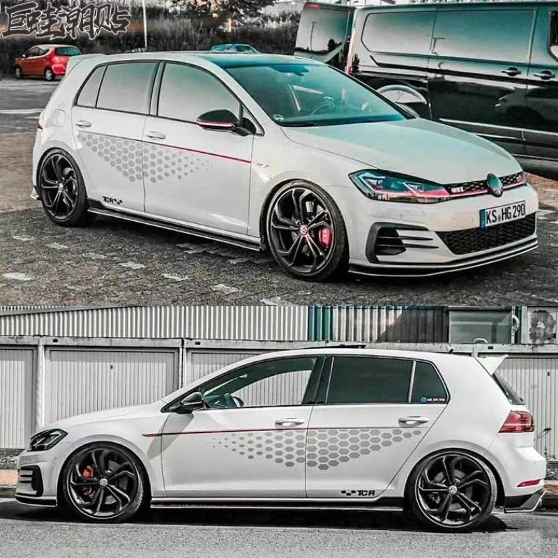 

Автомобильная наклейка для Volkswagen Golf 8 GTI Clubsport 5-я Юбилейная версия виниловые наклейки на заказ аксессуары