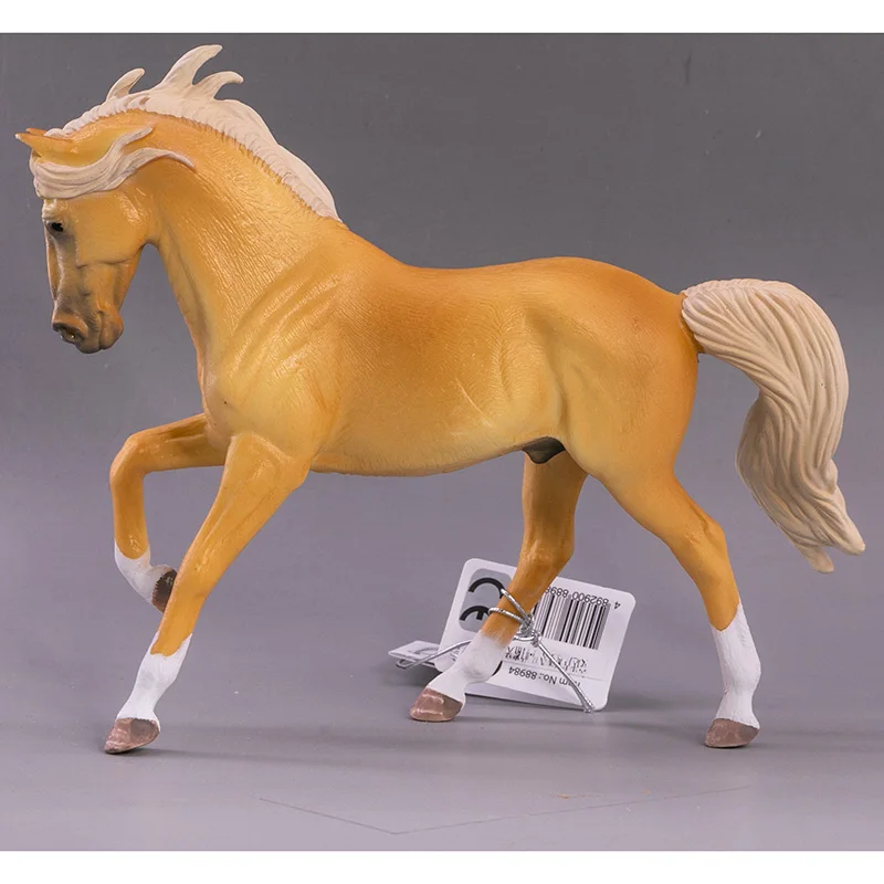 2023 CollectA Horse Country Farm Animals Andalusian Stallion Palomino 1:20 PVC Figure Model Toys for Boys and Girls #88984