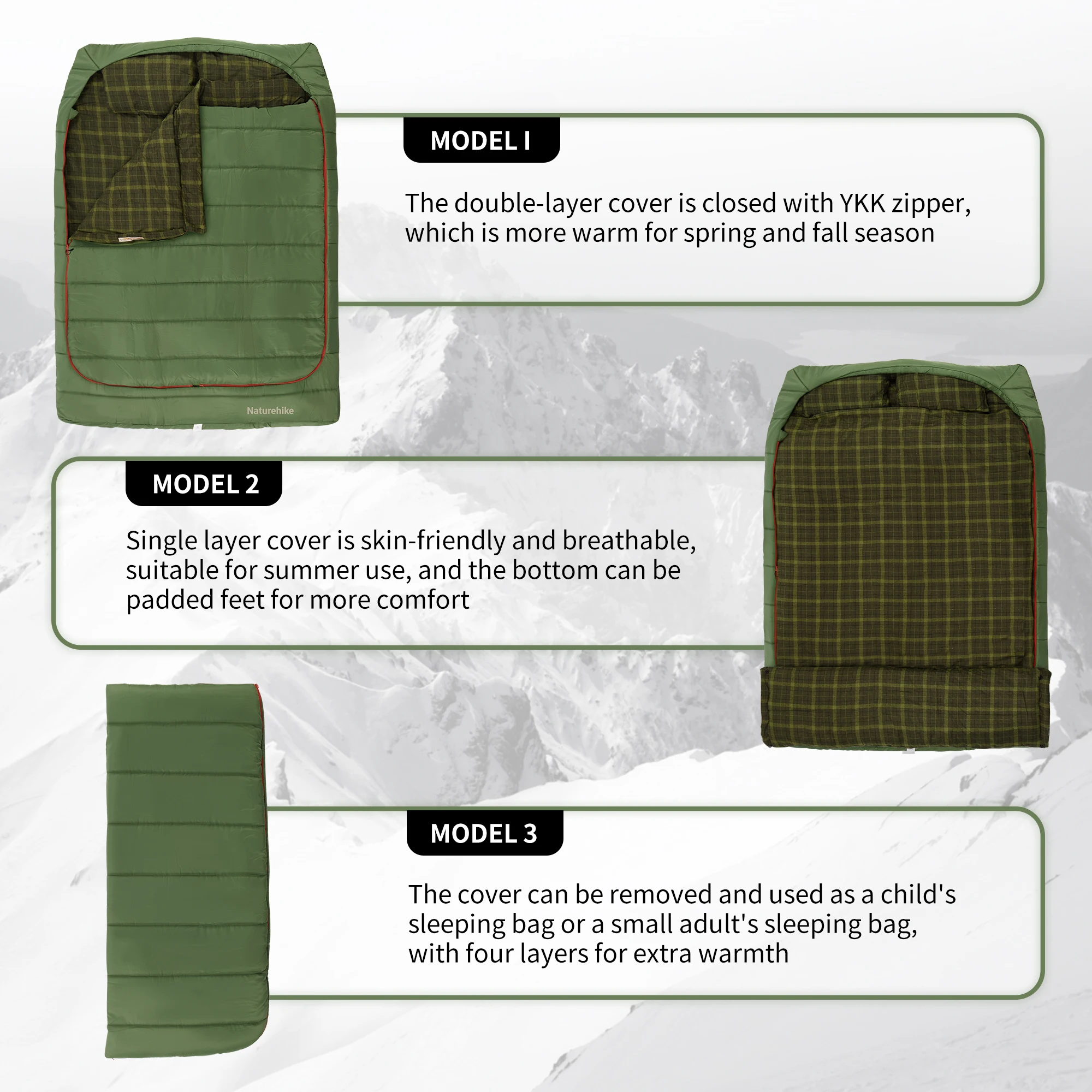 Naturehike Ekstra Geniş Çift K - Ultralight Sleeping Bag incelemesi ve fiyatı