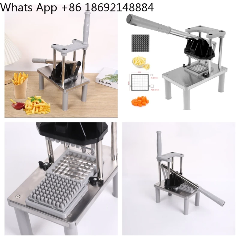French fries machine household commercial all stainless steel household potato cucumber cutting machine