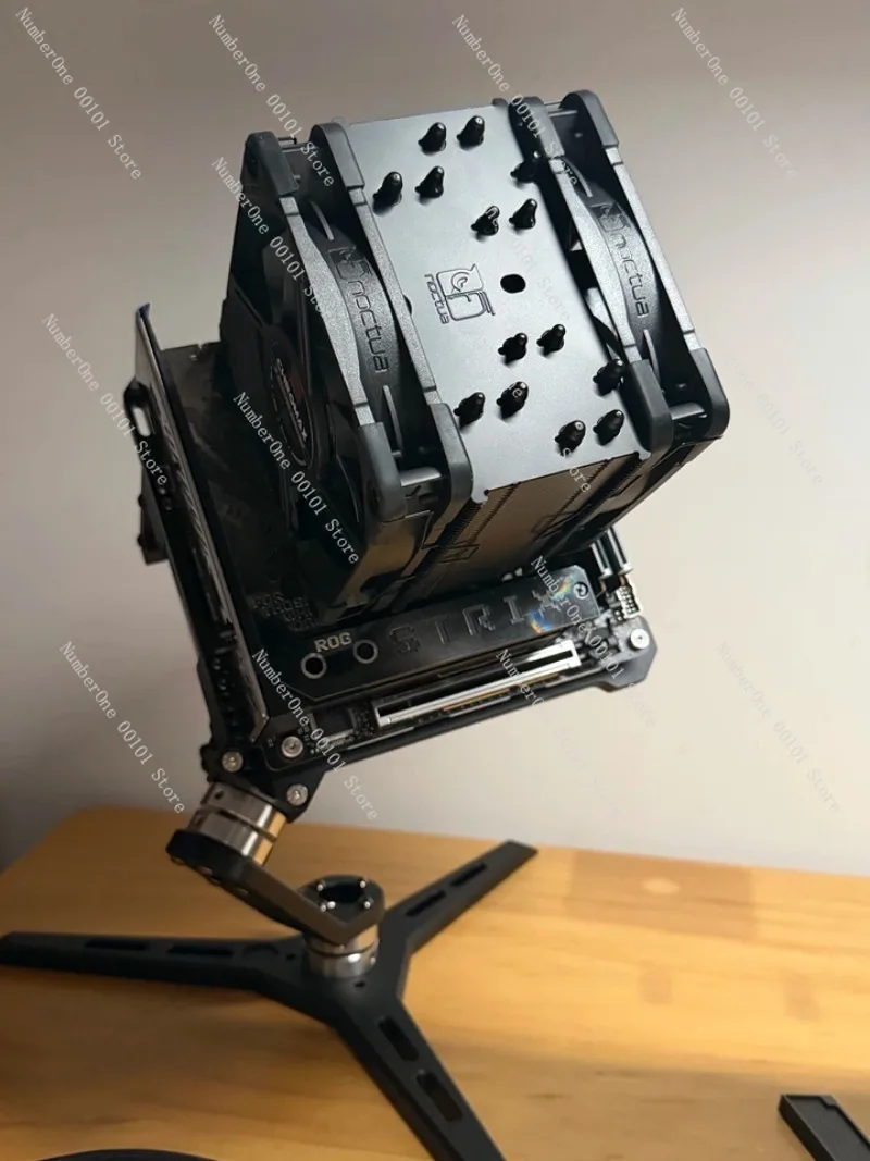 

B30 Rotatable Gimbal Open ITX Case Aluminum Frame PC Test Bench Water Cooling Rack
