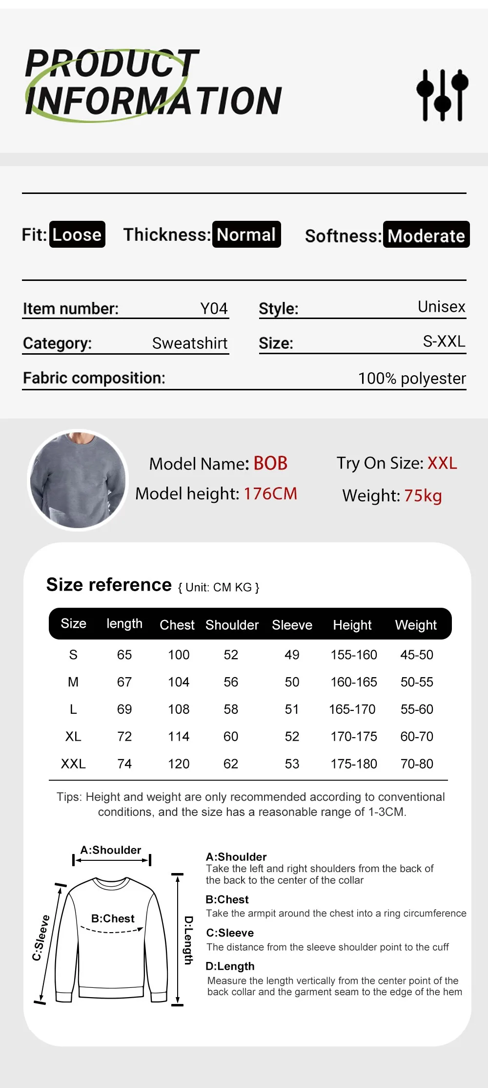Herren-Freizeit-Sportpullover, personalisierbar, mit individuellem Aufdruck, Sweatshirts, Herbst-Fleece, O-Ausschnitt, Streetwear, Team-All-Match-Kleidung – Detail 6