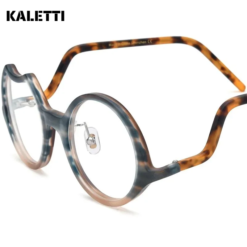 Frosted plate glasses frame personalized flat glasses irregular optical glasses frame