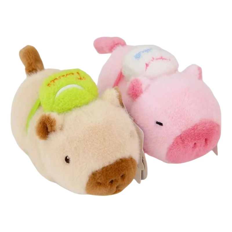 Lovely Capybara Plush Toy Stylish Bracelet Sturdy Stuffed Animal Wristband Home Decoration for Kids and Cyclists Drop shipping