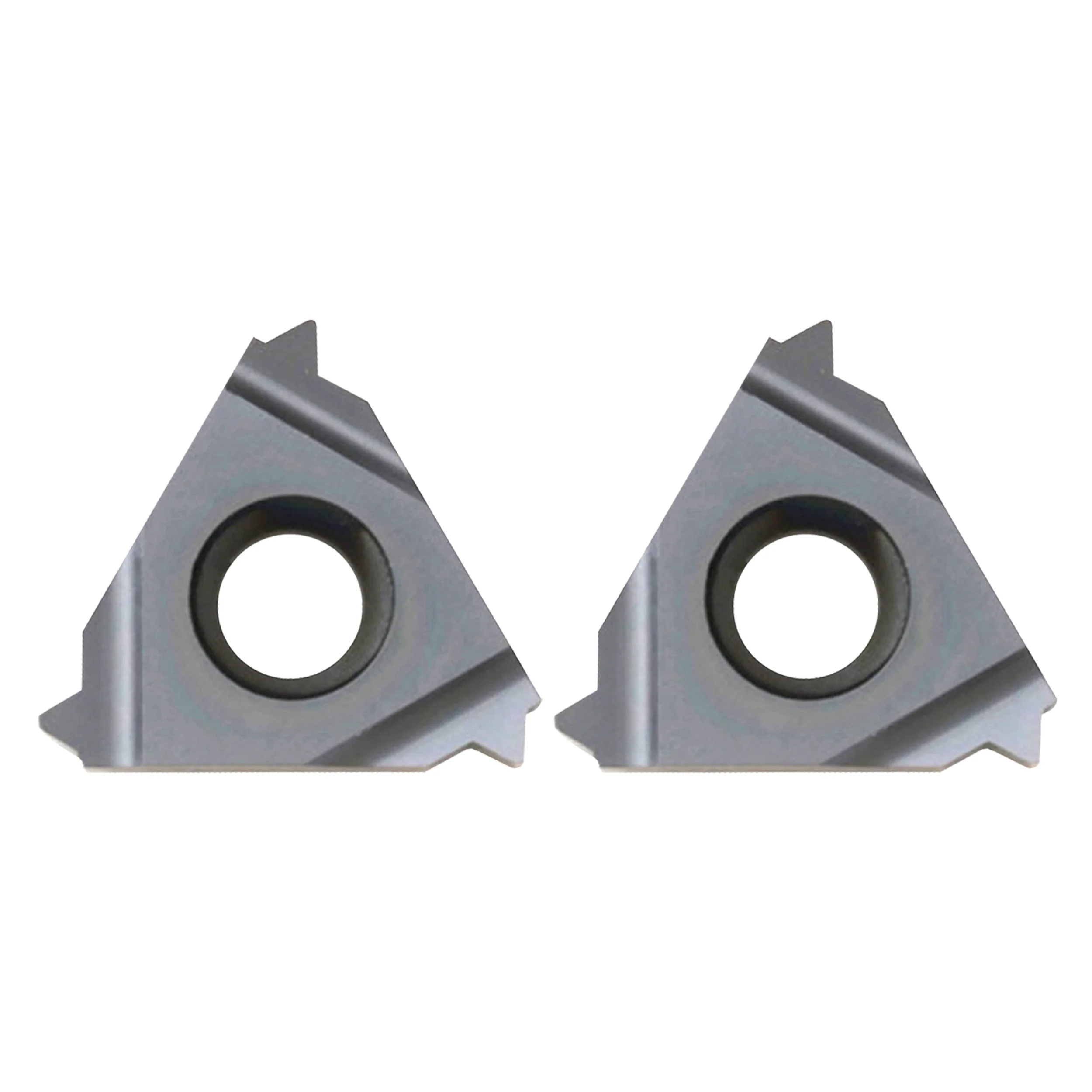 Herramienta de torneado de hilo de torno CNC, mecanizado de inserción de carburo, resistencia al desgaste de larga duración, 16er/16ir, 11BSPT 14 19 BSPT NK9030, 10 Uds.