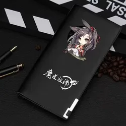 Anime Mo Dao Zu Shi Black Wallet Wei Wuxian Lan Wangji Cosplay Casual Long Short Coin Purse Grandmaster of Demonic Cultivation