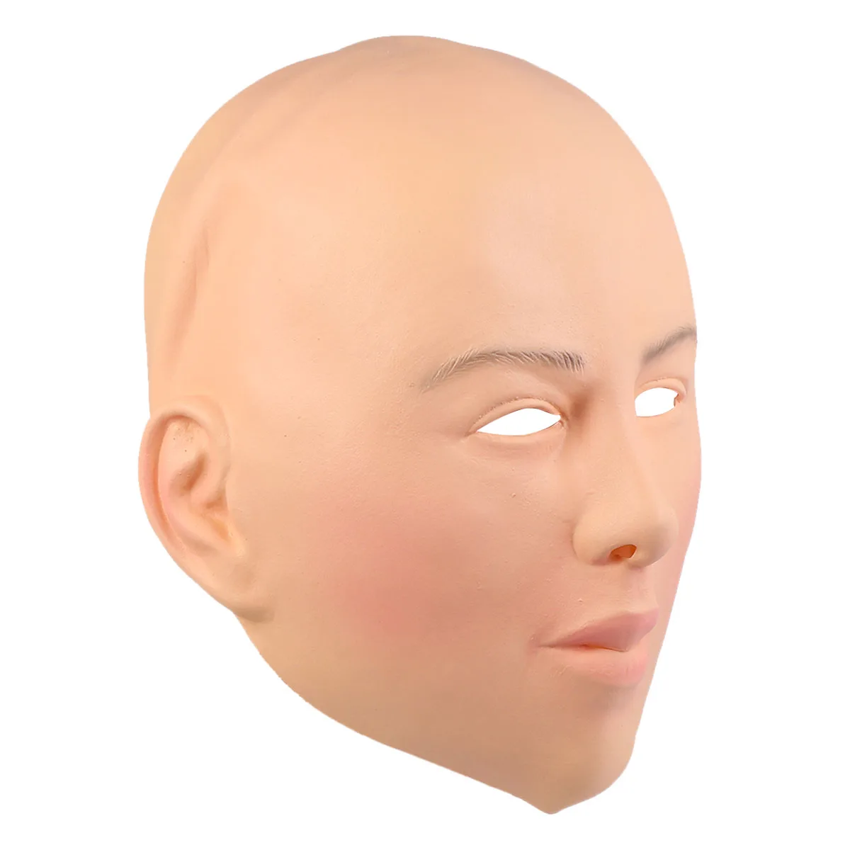 

Bald Beauty Mask Headgear Horror Female Design Latex Material Cosplay Masks Halloween Party Costumes Adult Teenager Size Fits