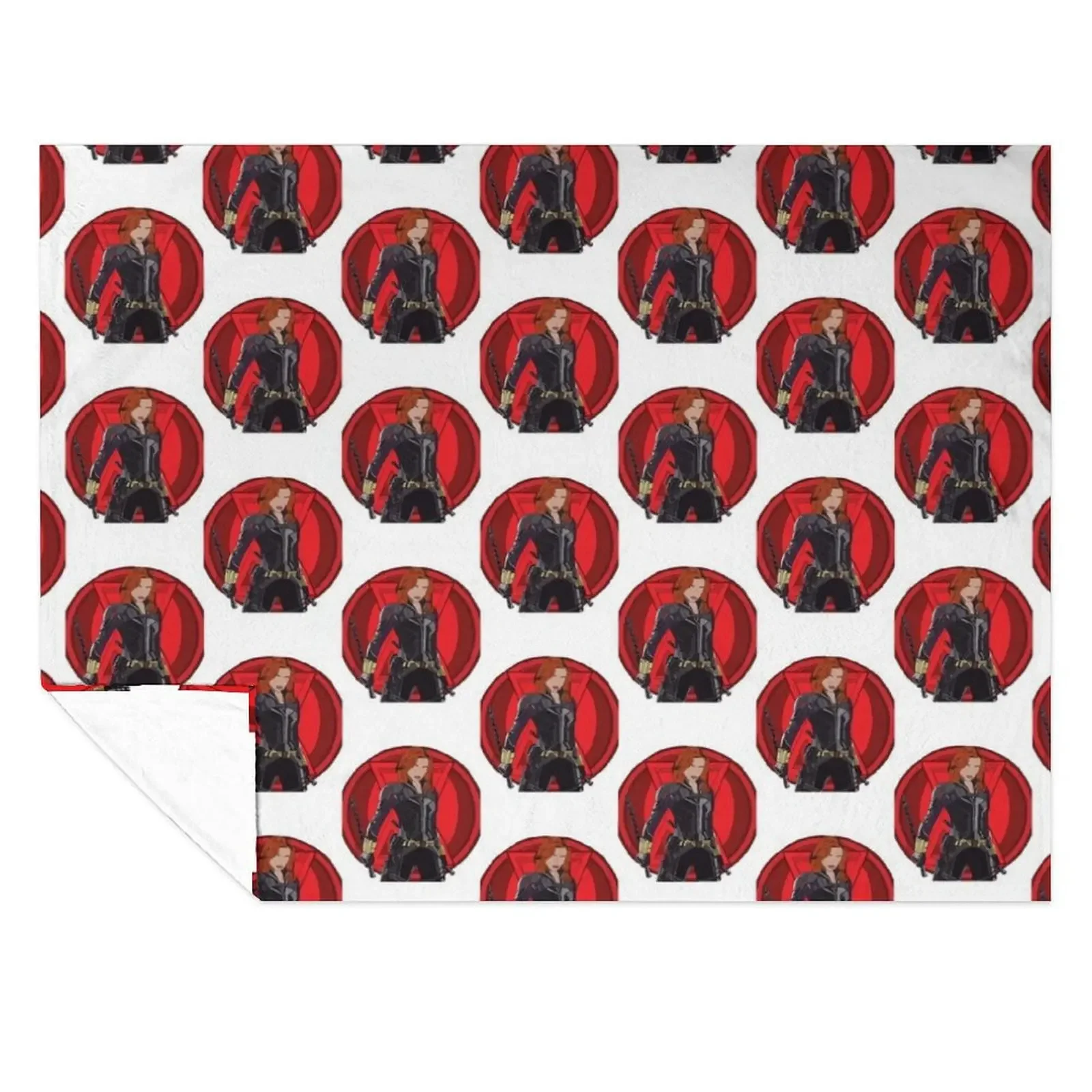 

Black Widow Throw Blanket Shaggy for sofa blankets and throws Personalized Gift Blankets