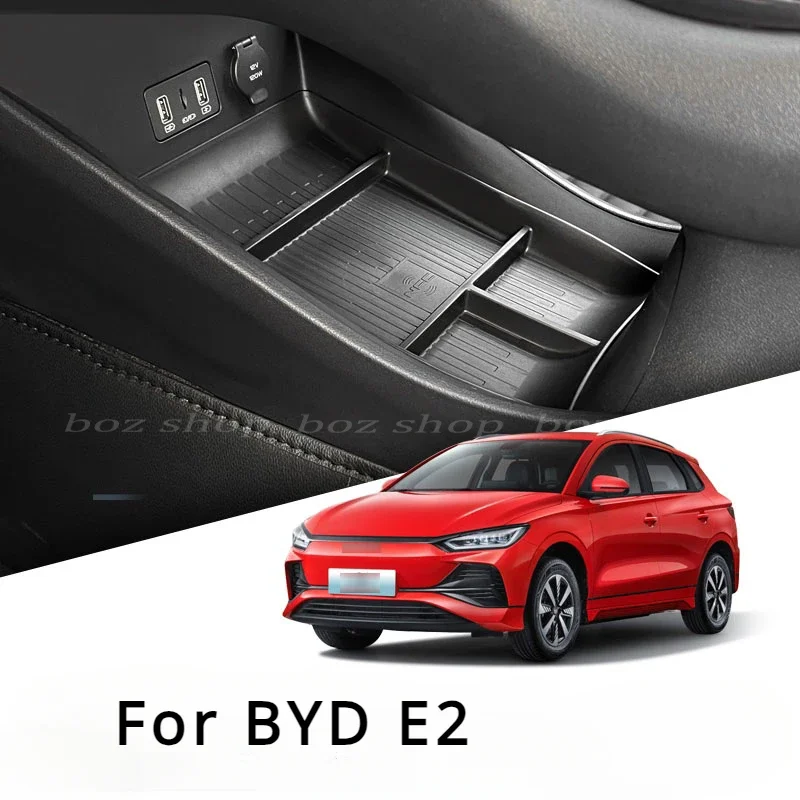 For BYD E2 Car Central Control Storage Box Interior In-car Appearance Modification Daquan Accessories Decorative Supplies