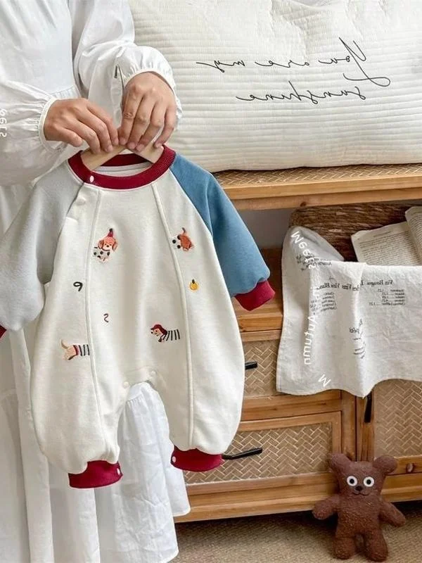 

Осенний наряд, детский костюм Rer, новинка 2025, одежда для мальчиков, милый модный костюм на шею, длинный свек, мех кролика, китайский заказ