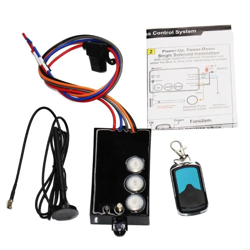 

462A Dump Trailer Wireless Remote Control System 12Volt Hydraulic Lift Winch Tilt G3H01 Easy Use Reliable Transmission