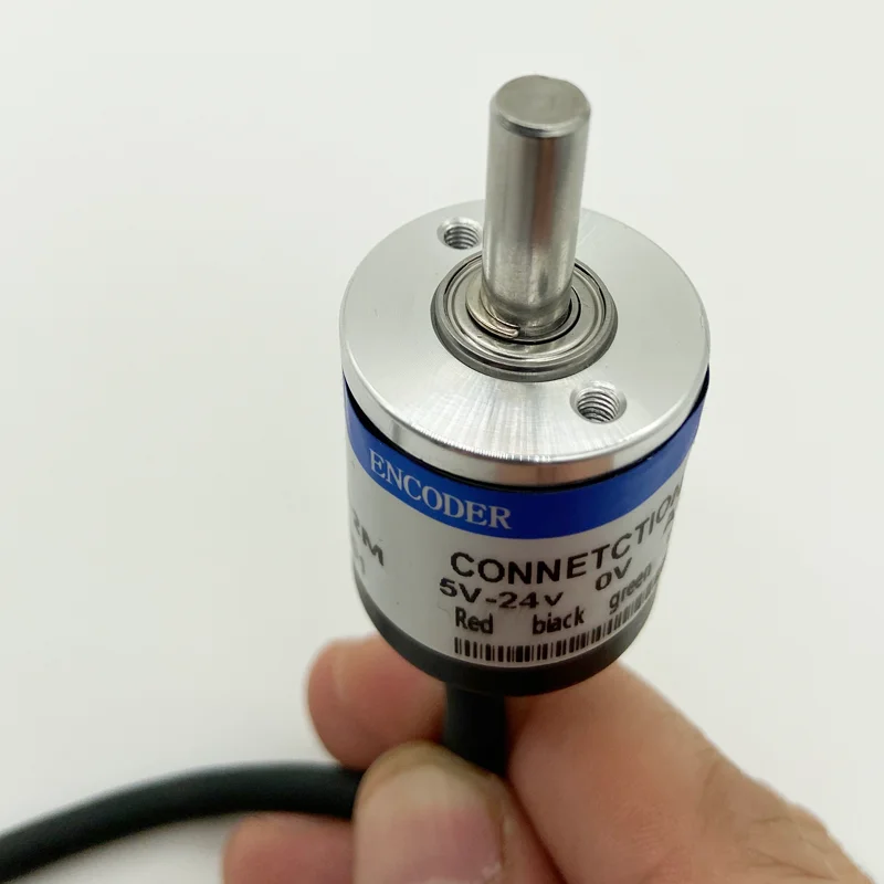 MINI incremental rotary encoder outer diameter 30mm 25mm shaft diameter 6mm AB two-phase photoelectric encoder 100 200 360 1000P