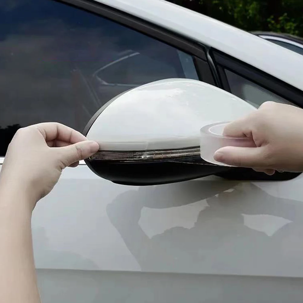 Car Clear Paint Protection Film Sticker Door Bumper Transparent Strip Sticker Car Trunk Anti-Collision Protective Tapes Film