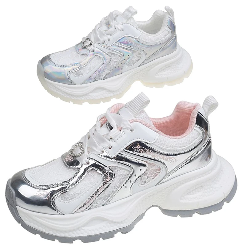 

Женская классическая роскошная женская обувь. Женские повседневные кроссовки. Нескользящие массивные кроссовки. Туфли-лодочки. Дышащая сетчатая обувь с кружевной сеткой.