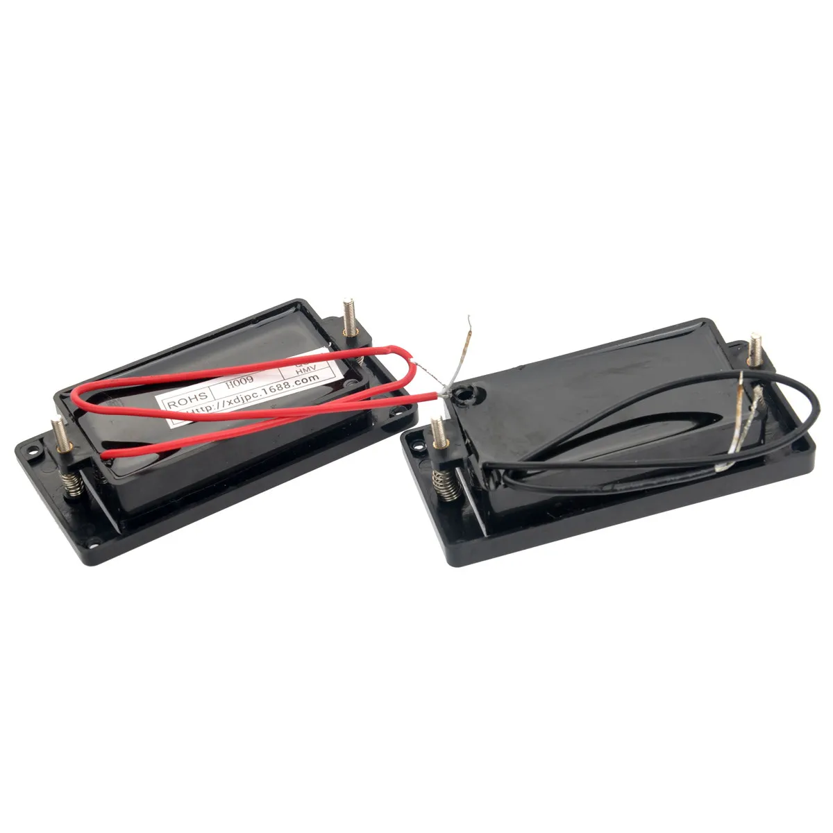 

Sealed Humbucker Pickups Set Black Professional for Guitars Bridge Neck Classic Warm Sound Replacement