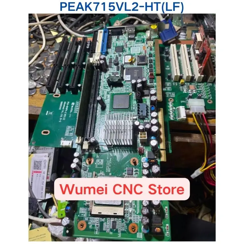 Second-hand test OK PEAK715-HT (LF) REV:D1 Industrial Computer Motherboard PEAK715VL2-HT (LF) Dual Network Card Tools 1 piece