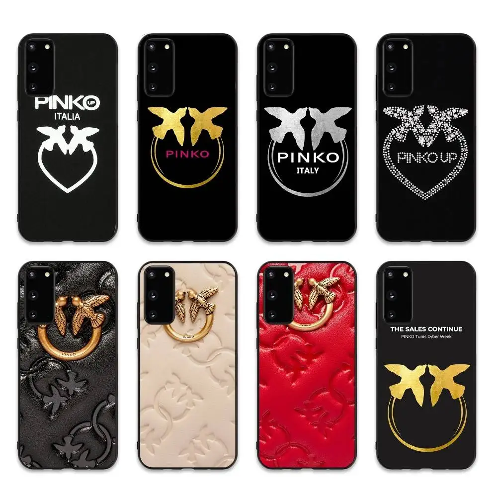 Luxury Design P-PinkoS Phone Case For Samsung S 24 Fe 25 Ultra Plus 20 Lite 21 30 22 23 24 22 Ultra 5G Fundas