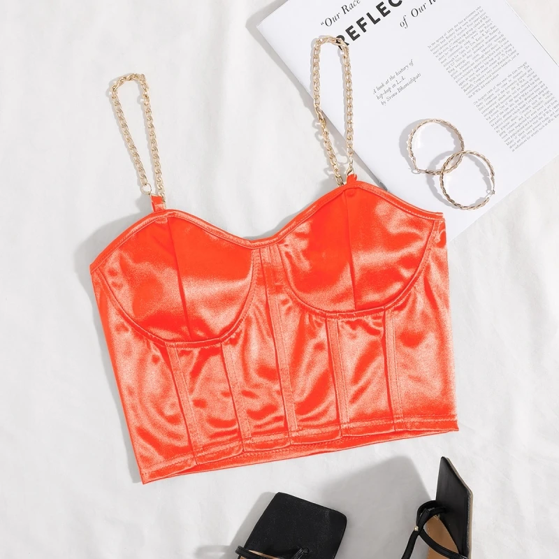 

Tank Corset Crop Top Coquette Gyaru Aesthetic Cute Downtown Girl Streetwear Chic Sexy Party Sleeveless Vests Backless Camisoles