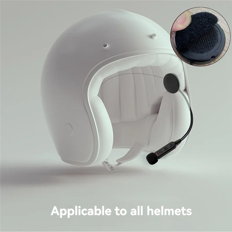 

-A02R Motorcycle Helmet Headset Bluetooth 5.3 Wireless Stereo Earphone Handsfree Calls MP3 Music Player For Riding