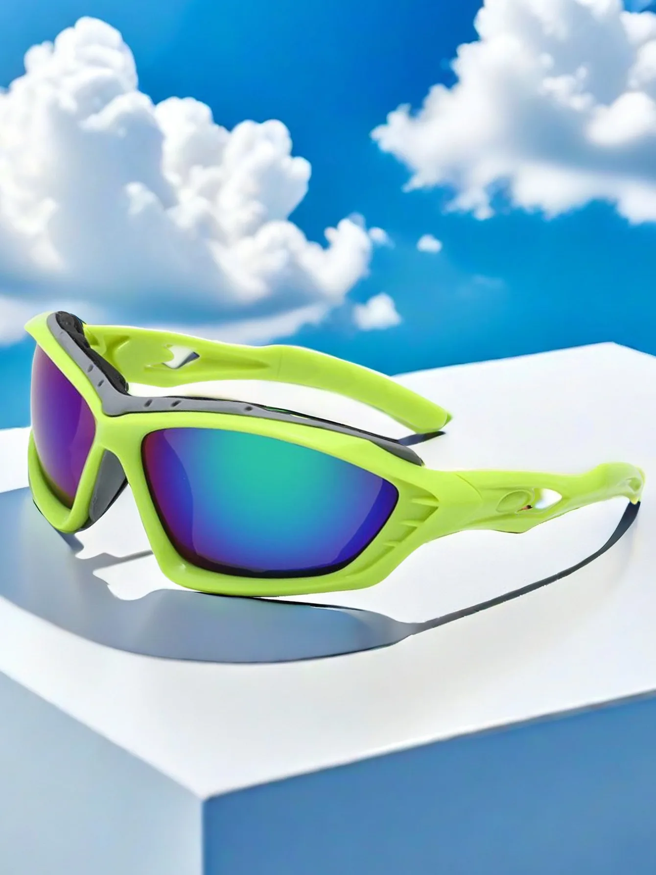 Fahrradbrille Männer und Frauen winddichte Outdoor-Bergsteiger-Sonnenbrille bunte beschichtete Sonnenbrille Sportbrille.