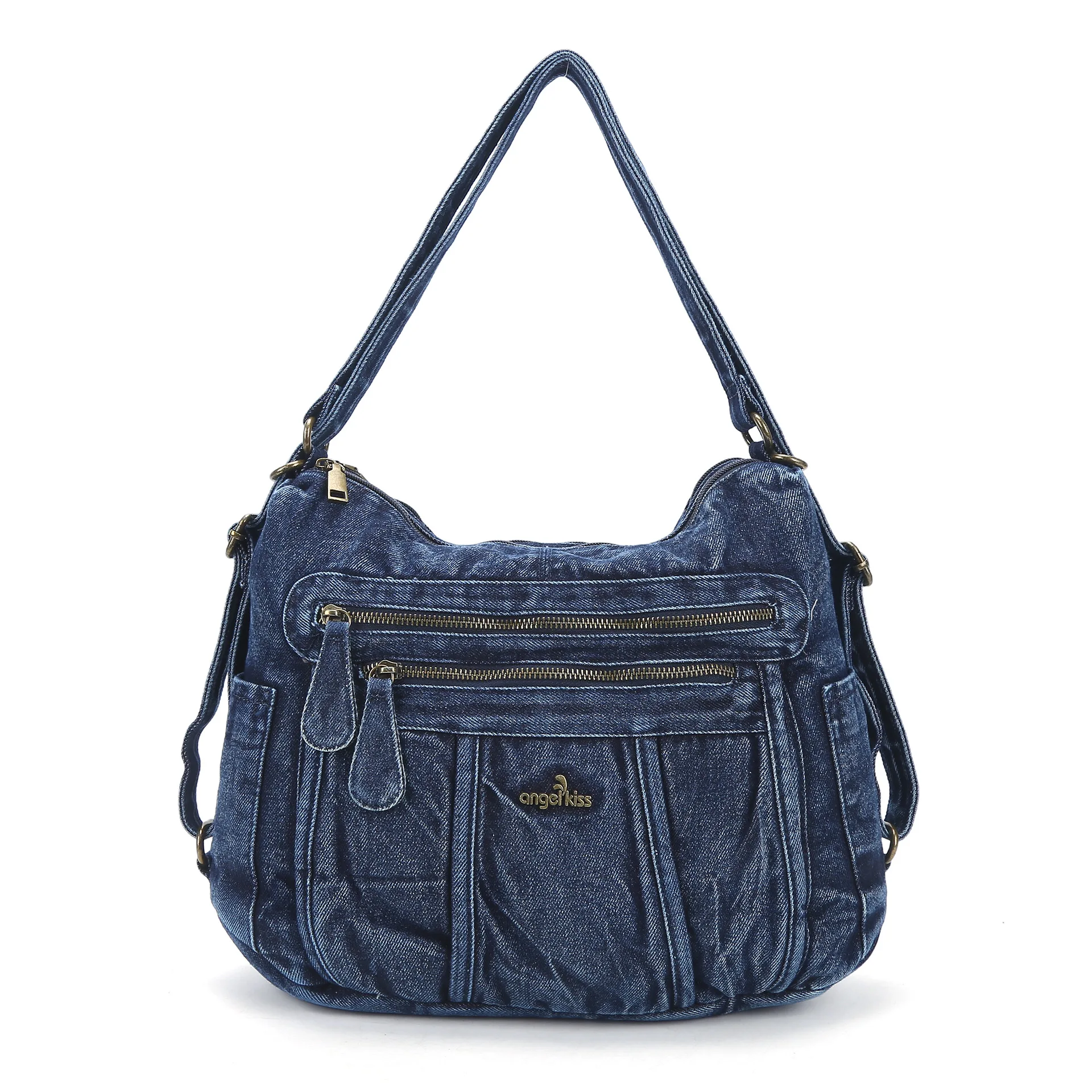 

Women Shoulder Bag Fashion Handbags Satchel Top-handle PU Shoulder Bag Vintage Dumpling Pack Multi-pockets Shoulder Bags