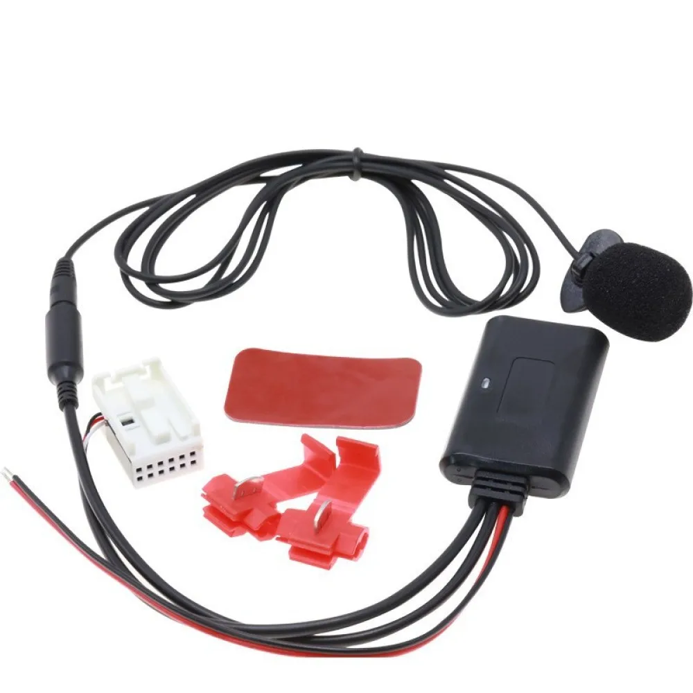 Bluetooth Audio Receiver Adapter For Volkswagen RCD Series Head Units Wireless Music Streaming 12Pin Car Stereo Interface