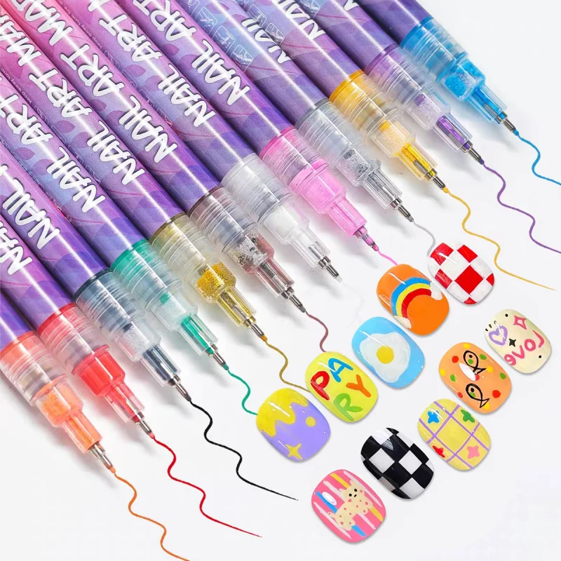 ปากกาอะคริลิคสำหรับเพ้นท์เล็บ  - Illustration Marker Set บทวิจารณ์และราคา