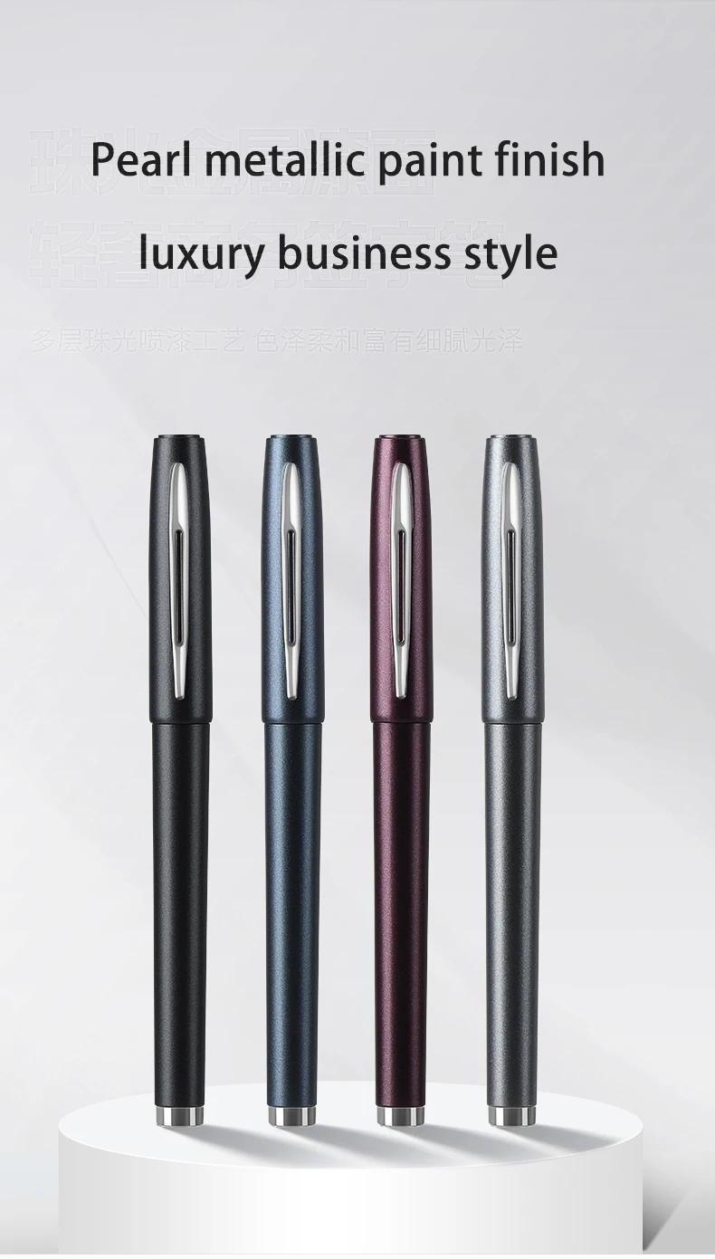 BAOKE Gelstifte mit hoher Kapazität, 0,5 mm/0,7 mm/1,0 mm Schreibstärke, schwarze Tintenfarbe, 4 Farbvarianten, für Büro, Geschäft und Schule – Detail 7