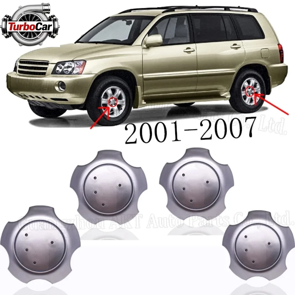 

For Toyota Highlander 2001-2007 42603-48020 Wheel Hub Cap Wheel Center Cap 4pcs/lot