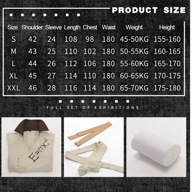 Anime Dr. Stone Cosplay Ishigami Senkuu Costume Ishigami Senkuu Uniform Dress Men Woman Full Set Halloween Costume #1 # W