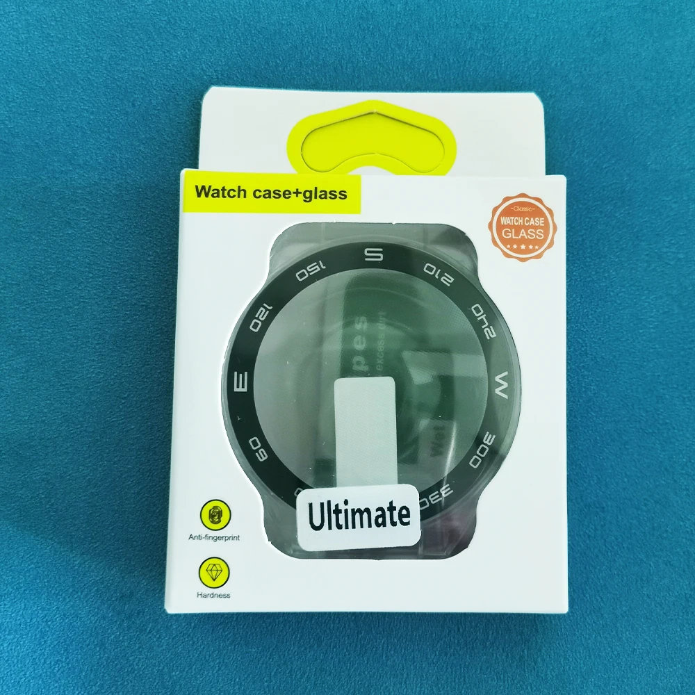 New Tempered Glass Screen Protector Case for Huawei Watch Ultimate Anti-scratch Full Coverage PC Hard Protection Cover