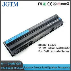 Batterie d'ordinateur portable pour Dell Latitude, 11.1V, 60WH, 48WH, E5420, E5430, E6120, E5520, M5Y0X, E5530, E6420, E6420, E6430, E6520, 8858x3560, T54F3