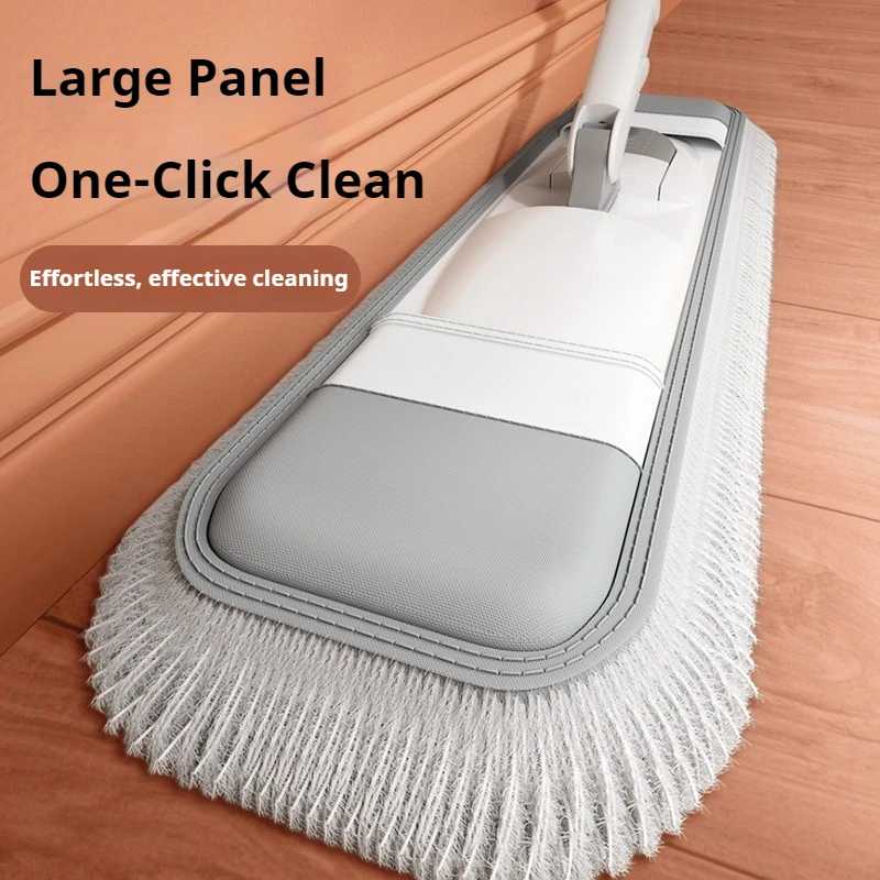 75CM Microfiber Floor Flat Mop with 1 Cloth for Home & Hotel Cleaning Tools Large Floor Cleaner Flat Mop/1 75cm Board Push Cloth