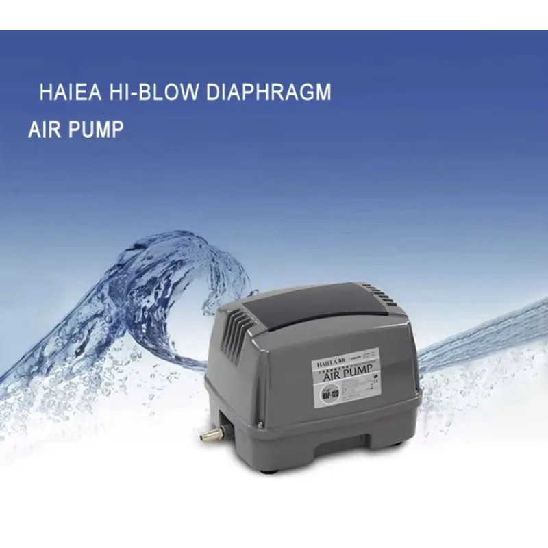 60W Large Air Output Aquarium Air Pump 220V Plastic Fish Pond Farming Motor & Accessories