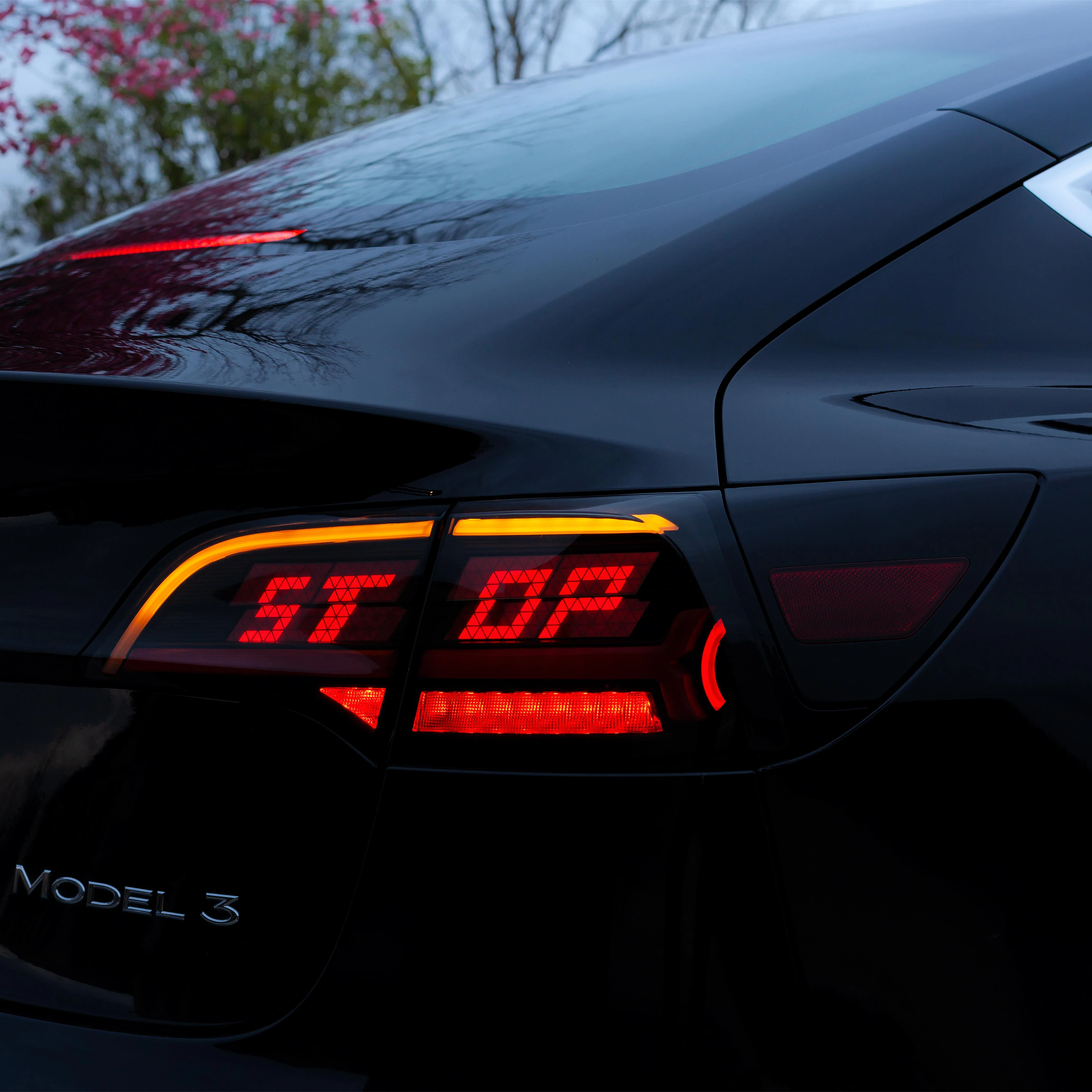 

Upgrade Modified Car Light LED Taillight Suitable For Tesla 3/Tesla Y 2017-2021 Tail Lamp