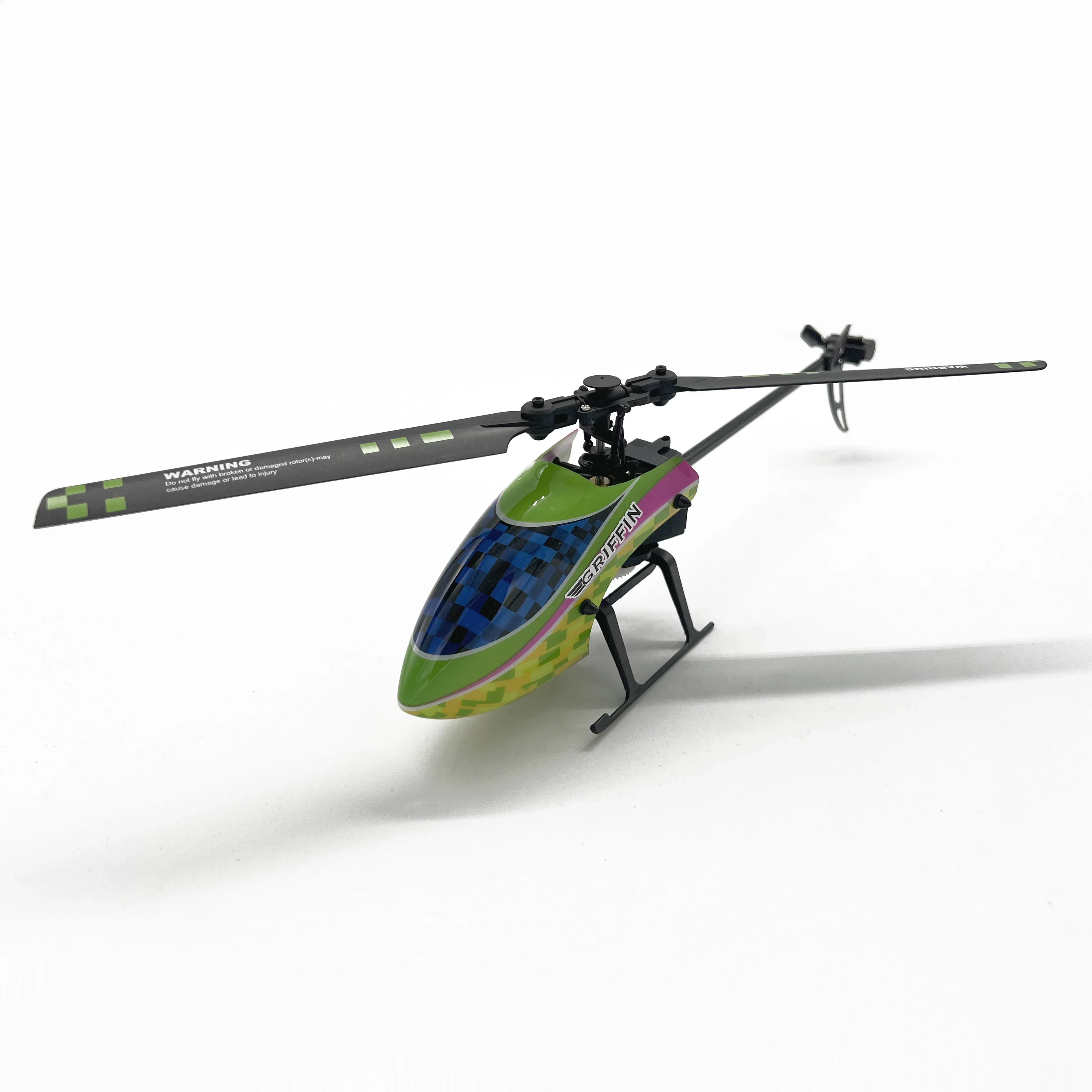 เฮลิคอปเตอร์บังคับวิทยุ NEEBRC F03 RC 6-Aixs Gyroscope 2.4G พร้อมรีโมทคอนโทรลแบบ Flybarless RTF ชาร์จผ่าน USB มอเตอร์ไร้แกน 8520 น้ำหนัก 4.3 กรัม พร้อมเซอร์โว