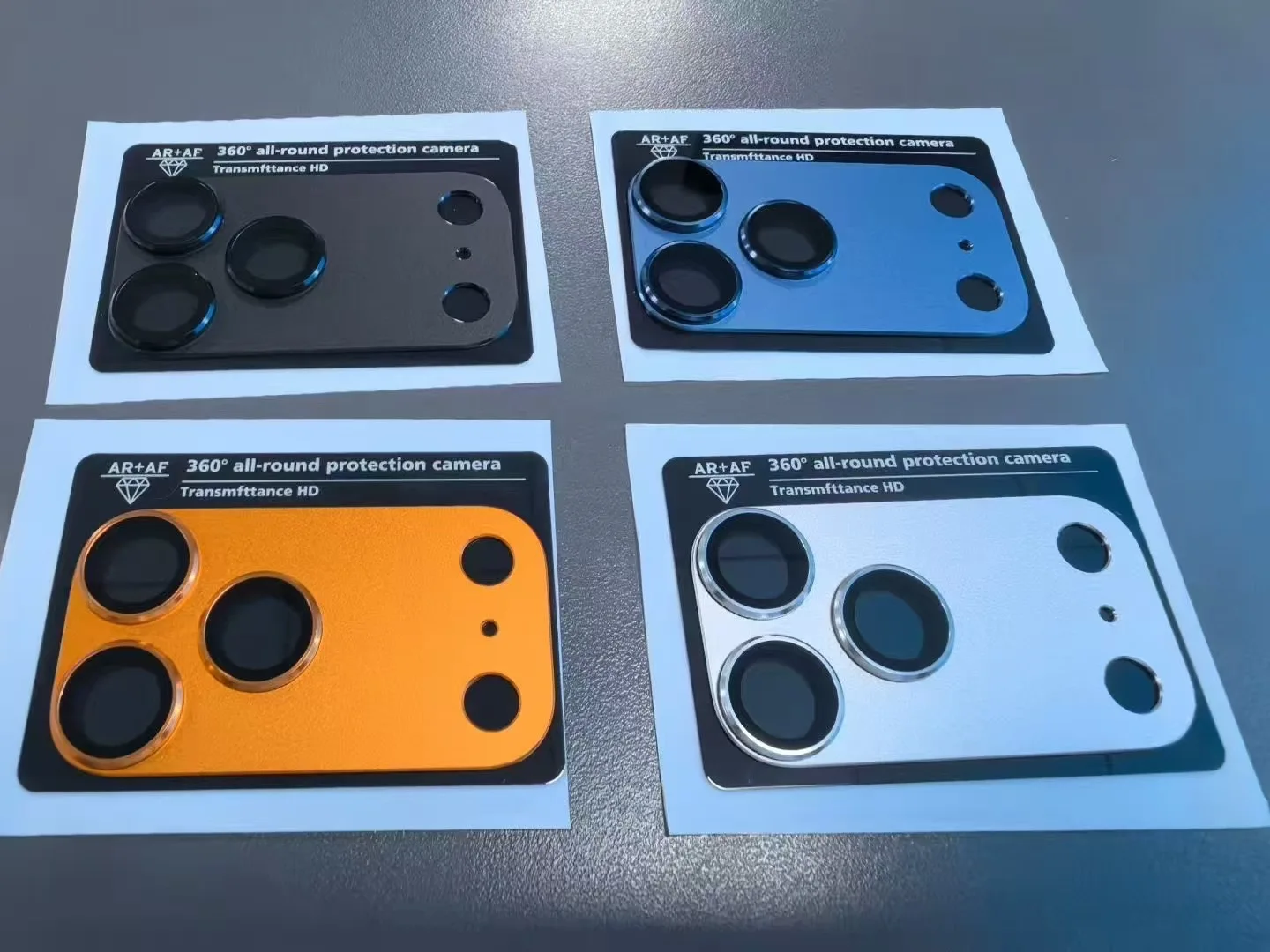 1 Stück Kameraaufkleber für iPhone 17 Pro Max und 17 Pro Max – Apple Vollflächiger Air Metal Matte Schutzfilm für die Kamera