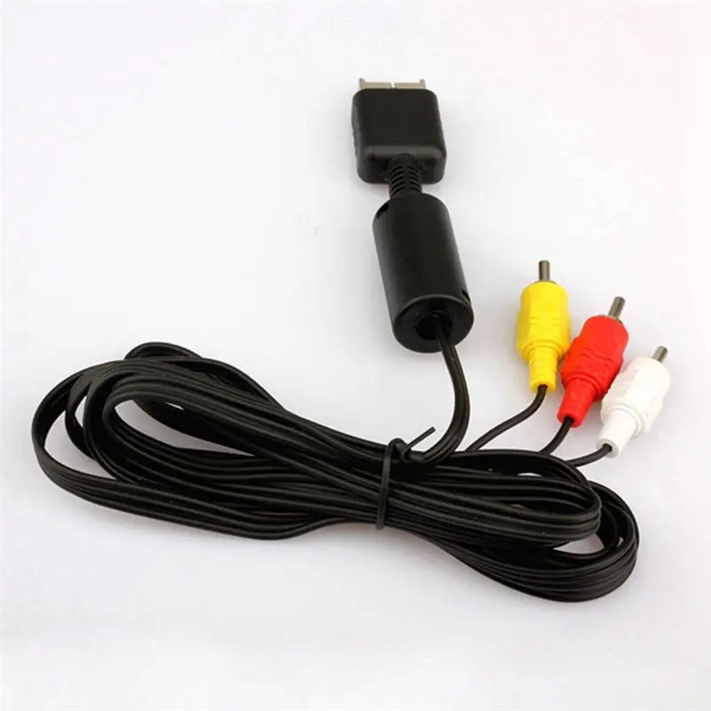 2026 جديد 1.8 متر HDTV AV كابل الصوت والفيديو كابلات الصوت والفيديو لسوني بلاي ستيشن 2 3 PS2 PS3 AV A/V سلك كابل مكون #2