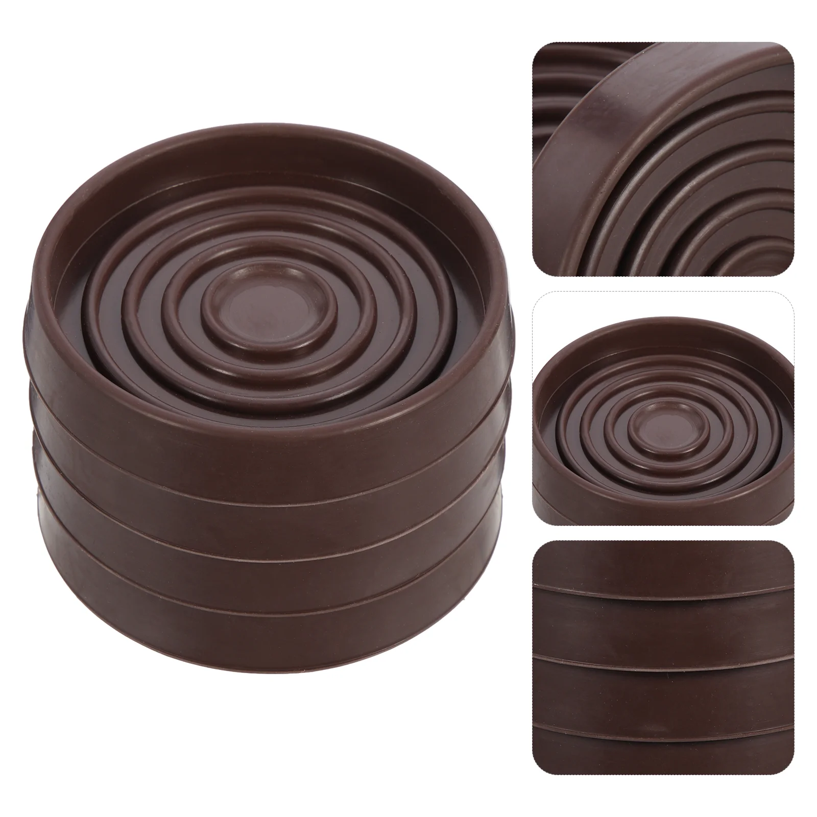 

Piano Caster Cups Non Slip Furniture Table and Chair Mats Whelping Pads Anti Floor Protectors Rubber