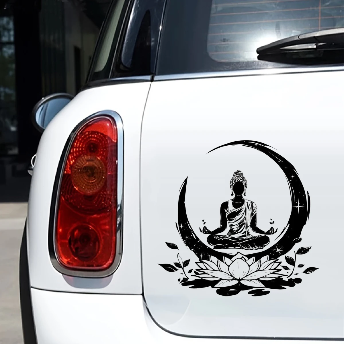 Buddha Chakra Decal Waterproof Sticker Meditation Vinyl Sticker For Car and Laptop