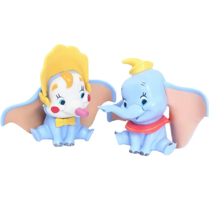 ديزني الكرتون الشكل دامبو الفيل البلاستيكية عمل الشكل سطح المكتب زخرفة كعكة الديكور هدايا عيد ميلاد الأطفال اللعب