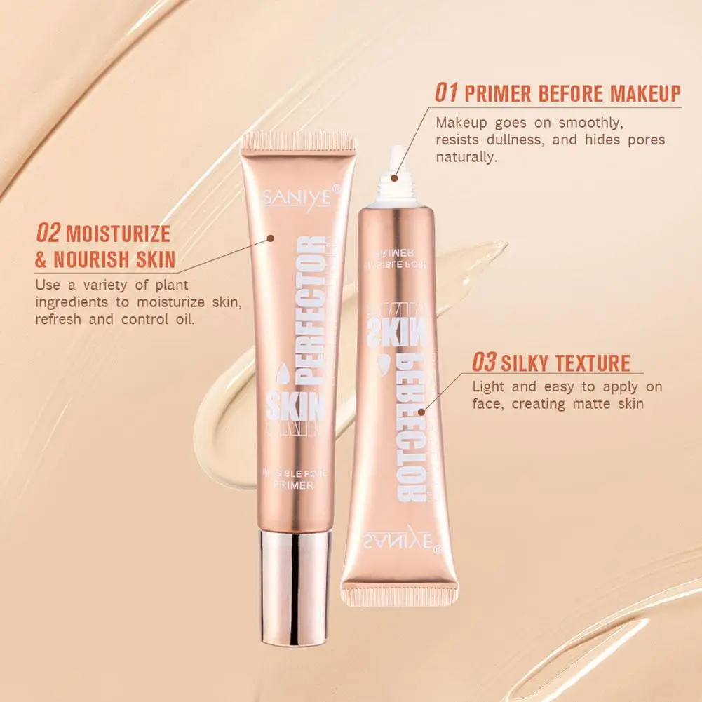 20Ml Make-Up Basis Gezicht Primer Crème Onzichtbare Porie Lichte Make-Up Olievrije Afwerking Cosmetische Primer Foundation